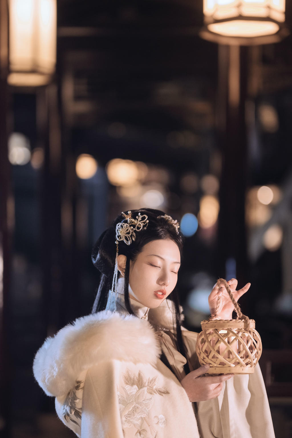 汉服美女仙气飘飘唯美古风摄影