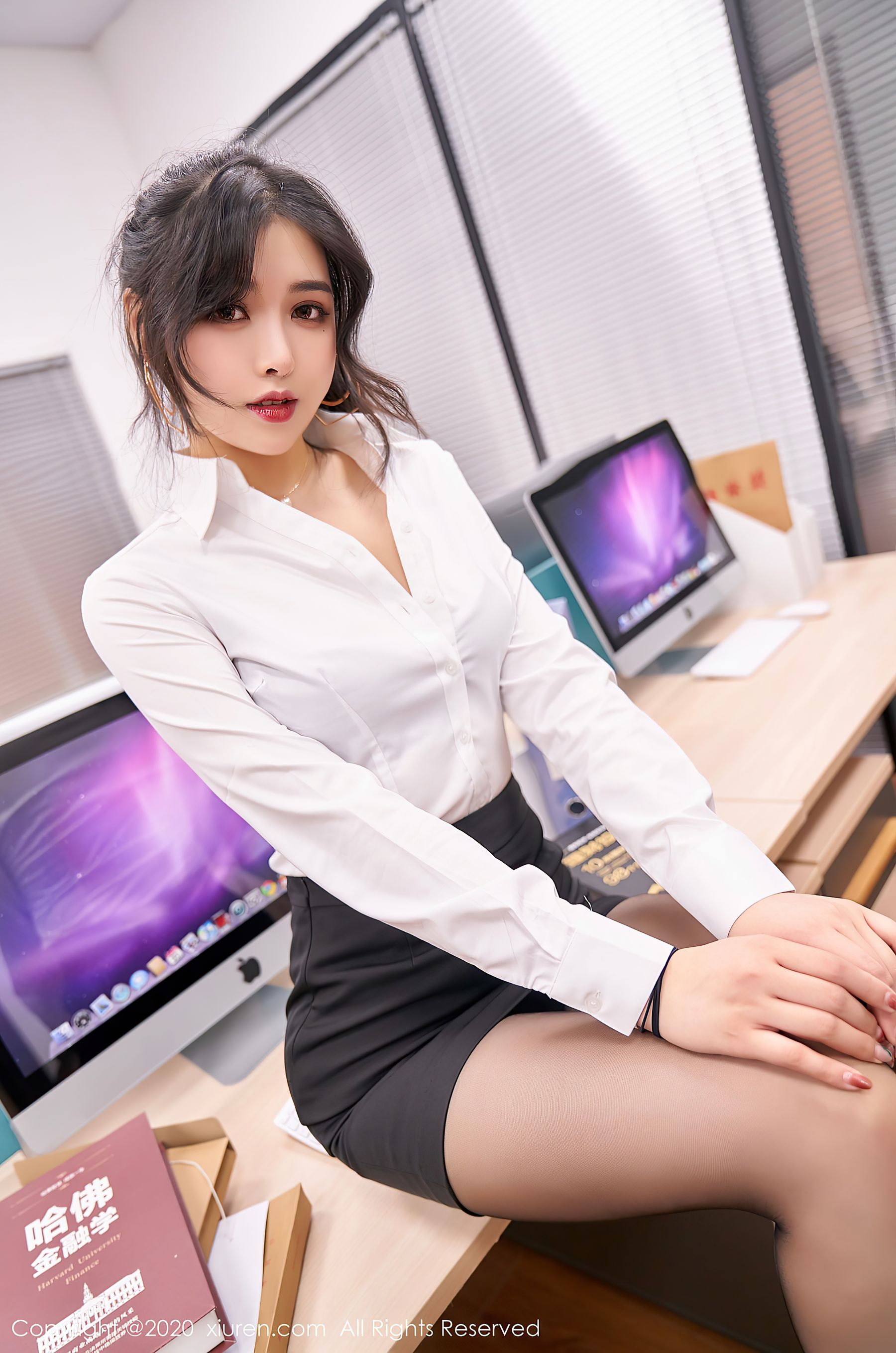 [秀人XIUREN] No.2768 韩静安 - 经典的秘书职业装系列