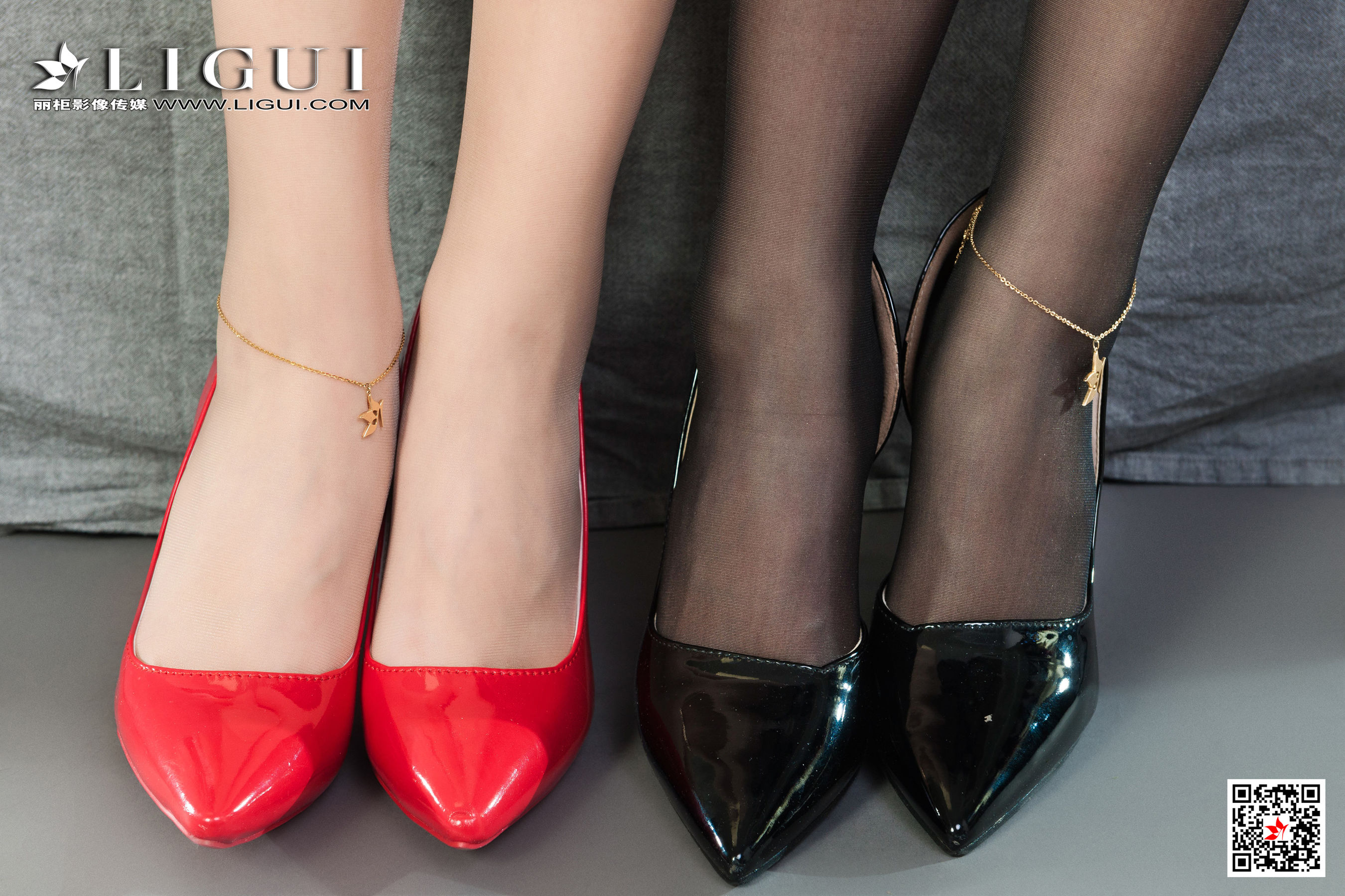 [丽柜Ligui]  小智贤&amp;苏黎 《双生花-意思情缘》 丝足写真