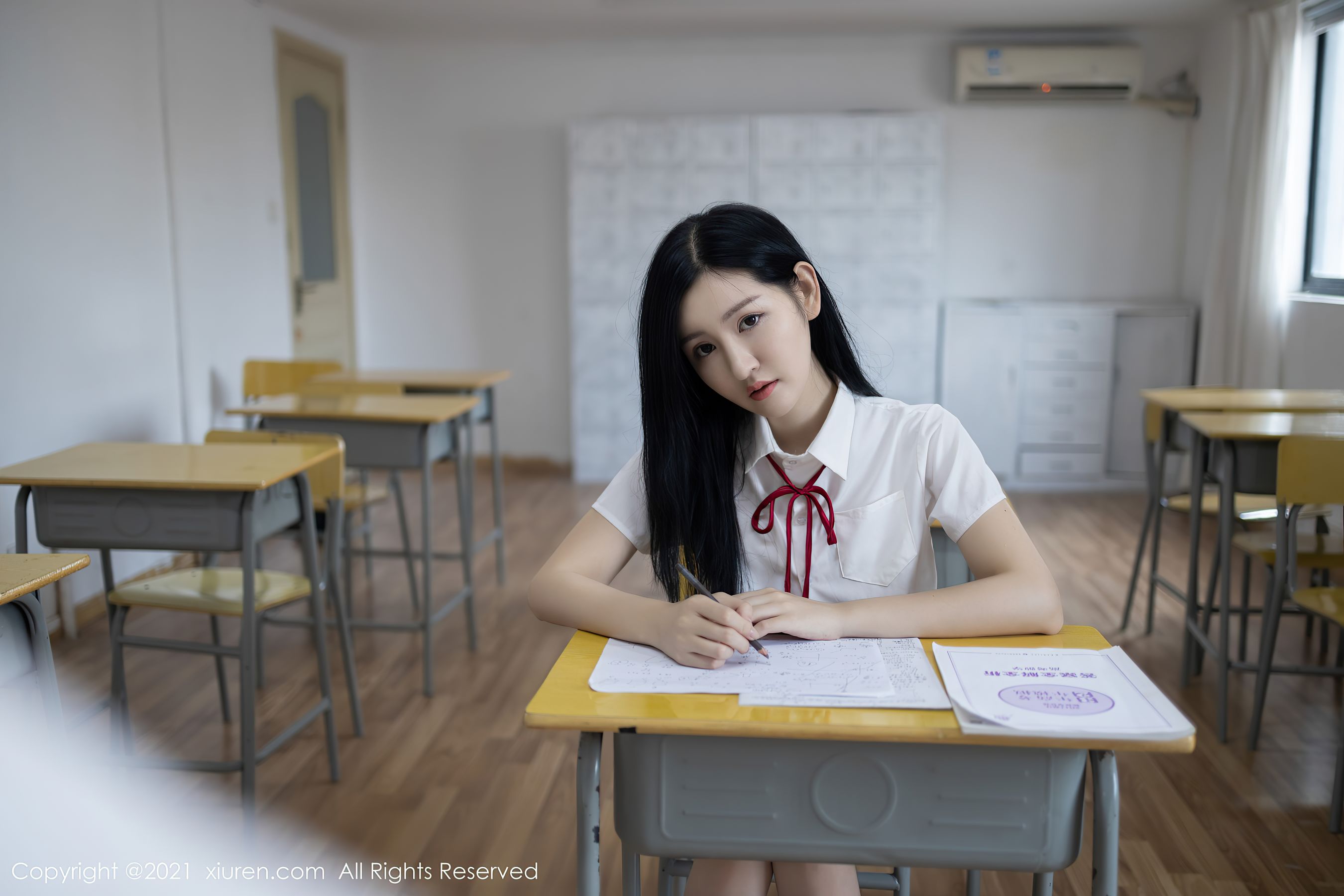 [秀人XIUREN] No.2970 沈梦瑶 - 不良学生主题