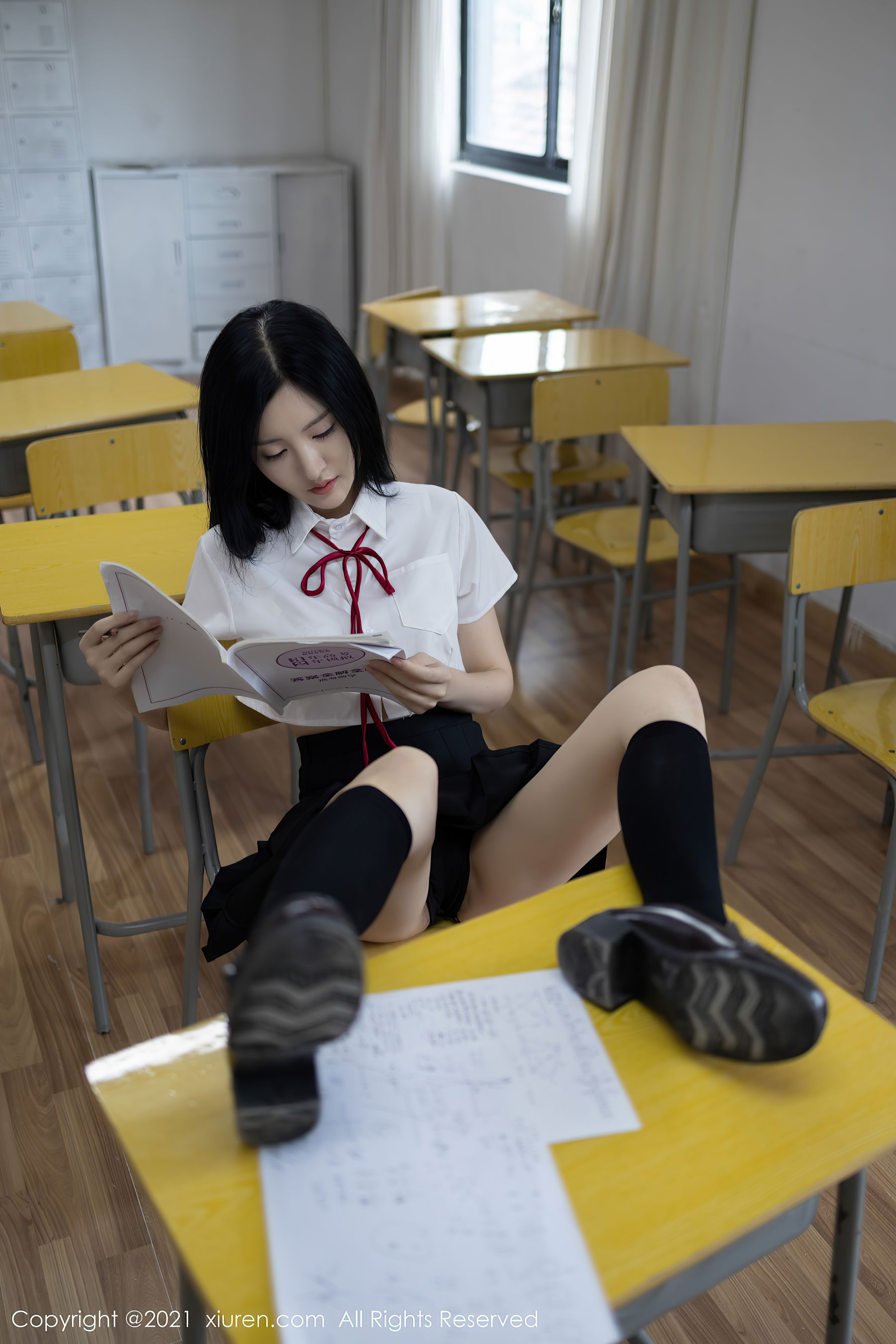 [秀人XIUREN] No.2970 沈梦瑶 - 不良学生主题