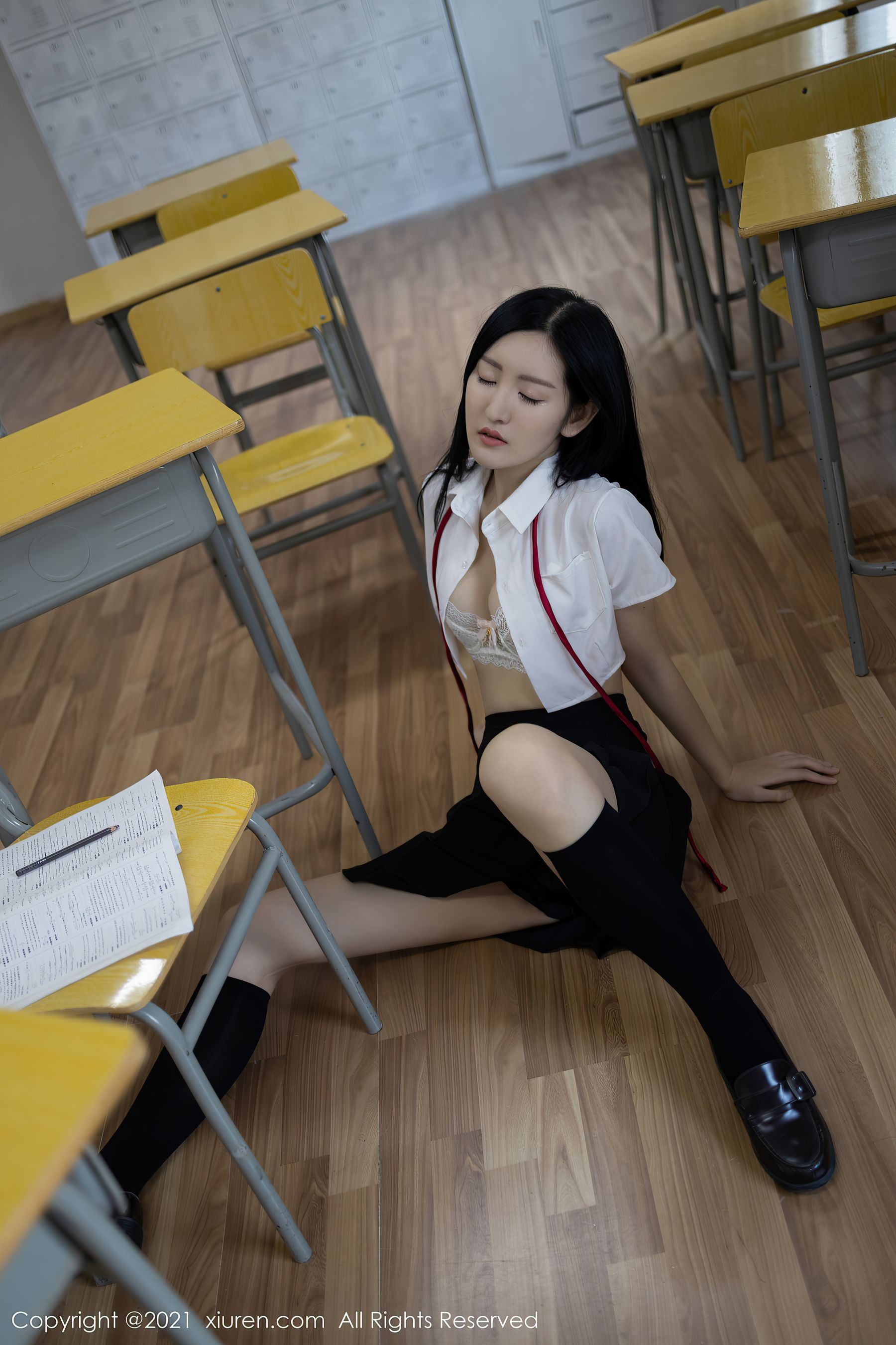 [秀人XIUREN] No.2970 沈梦瑶 - 不良学生主题