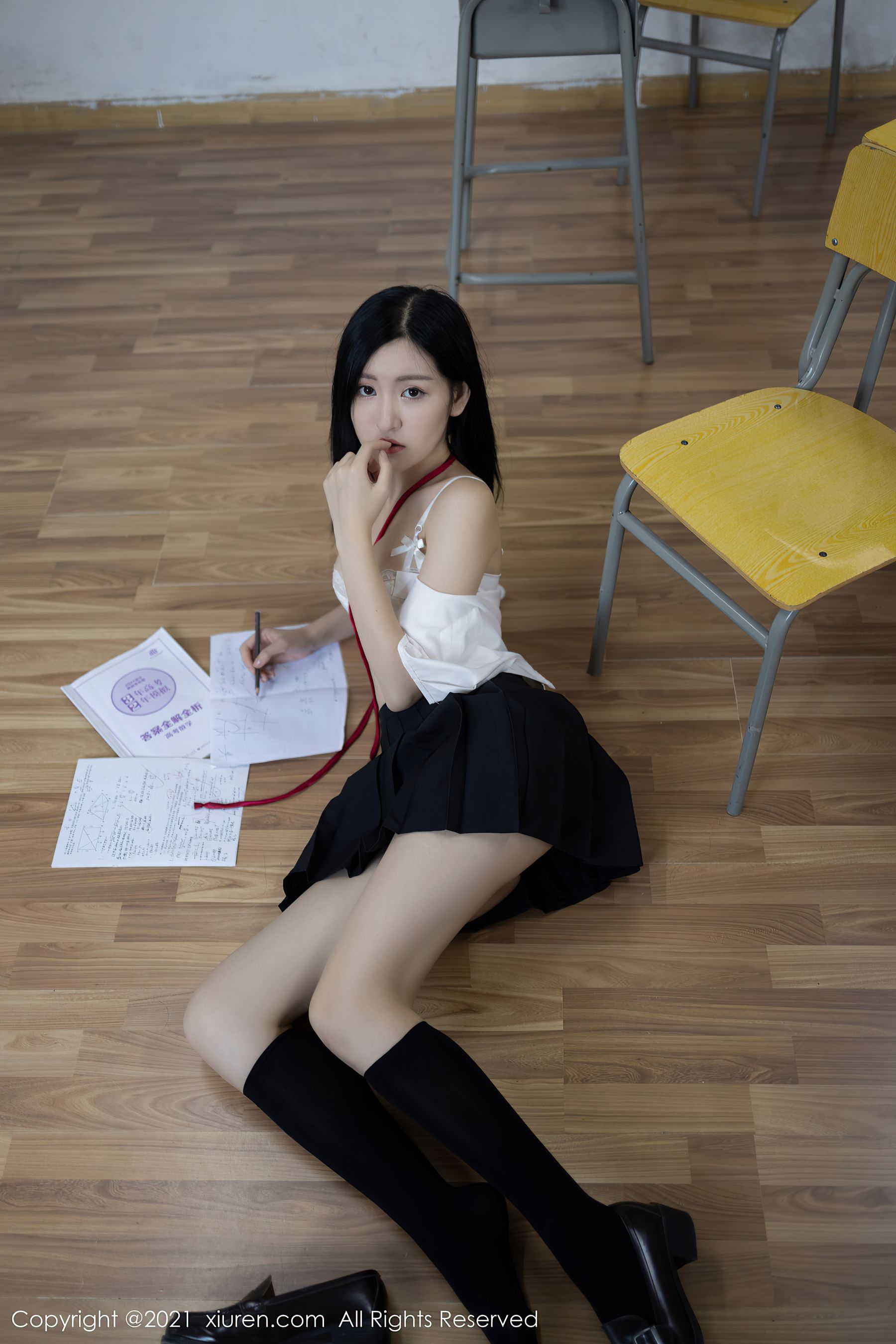 [秀人XIUREN] No.2970 沈梦瑶 - 不良学生主题