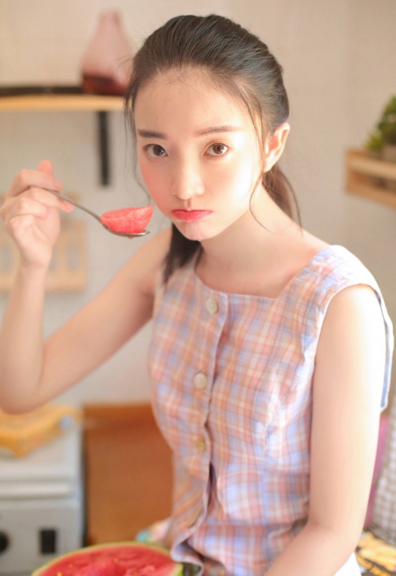 高马尾美少女清新气质精选图片