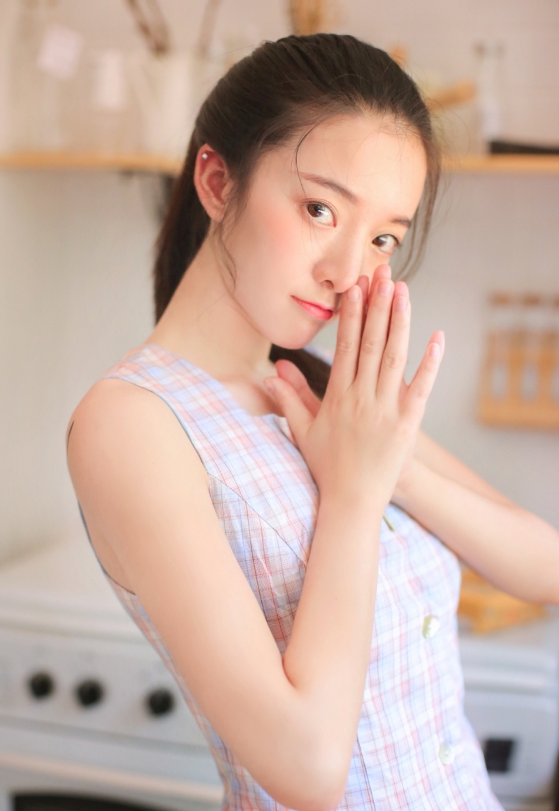 高马尾美少女清新气质精选图片