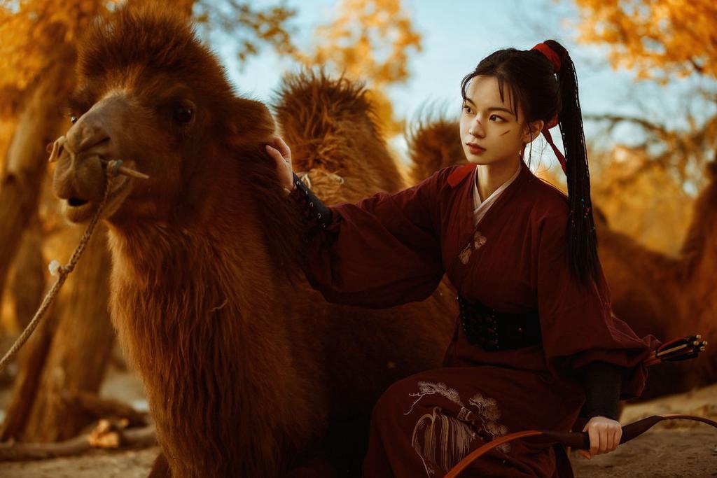 古装美女英姿飒爽唯美古风摄影