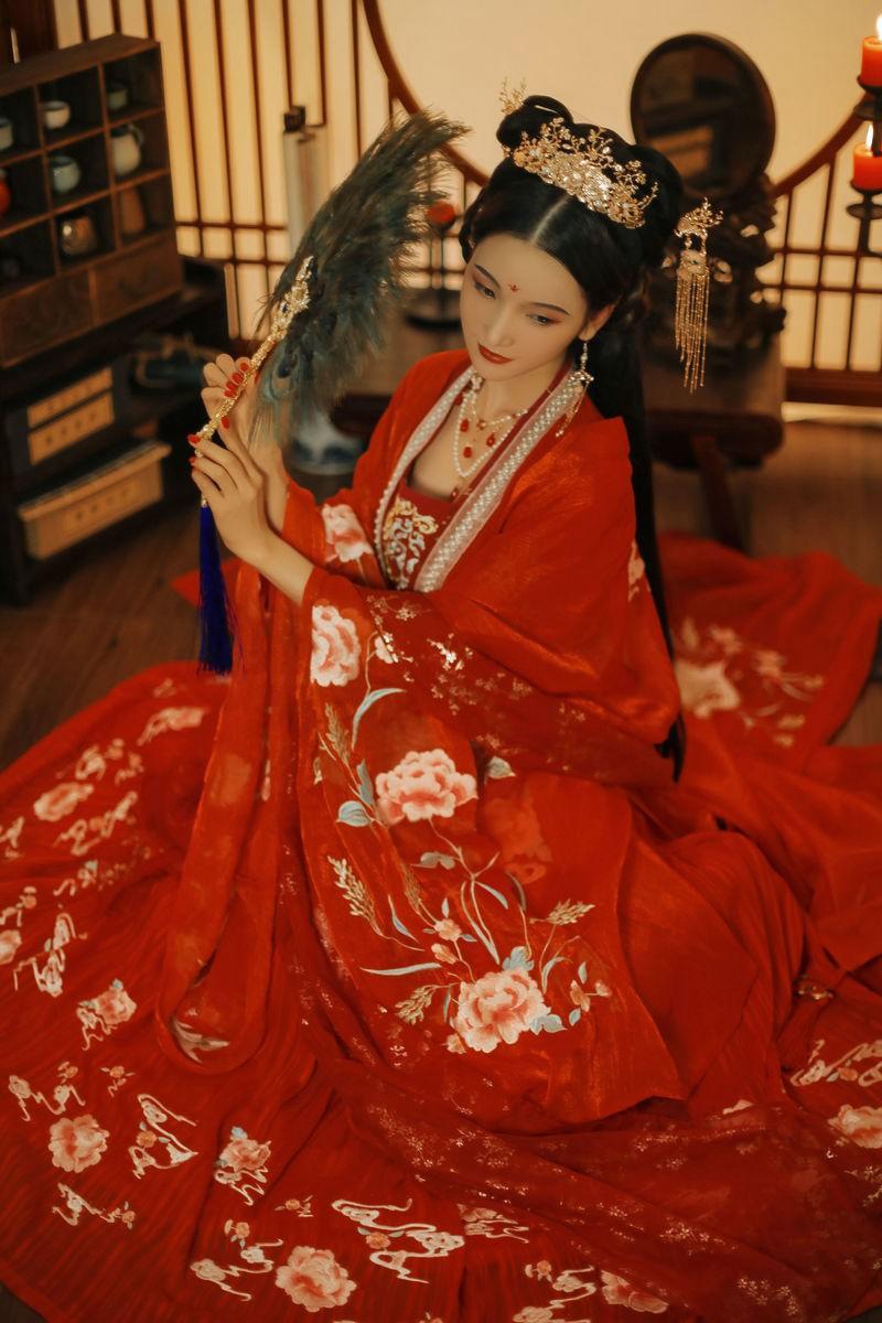 古代美人红妆素裹妩媚妖娆图片