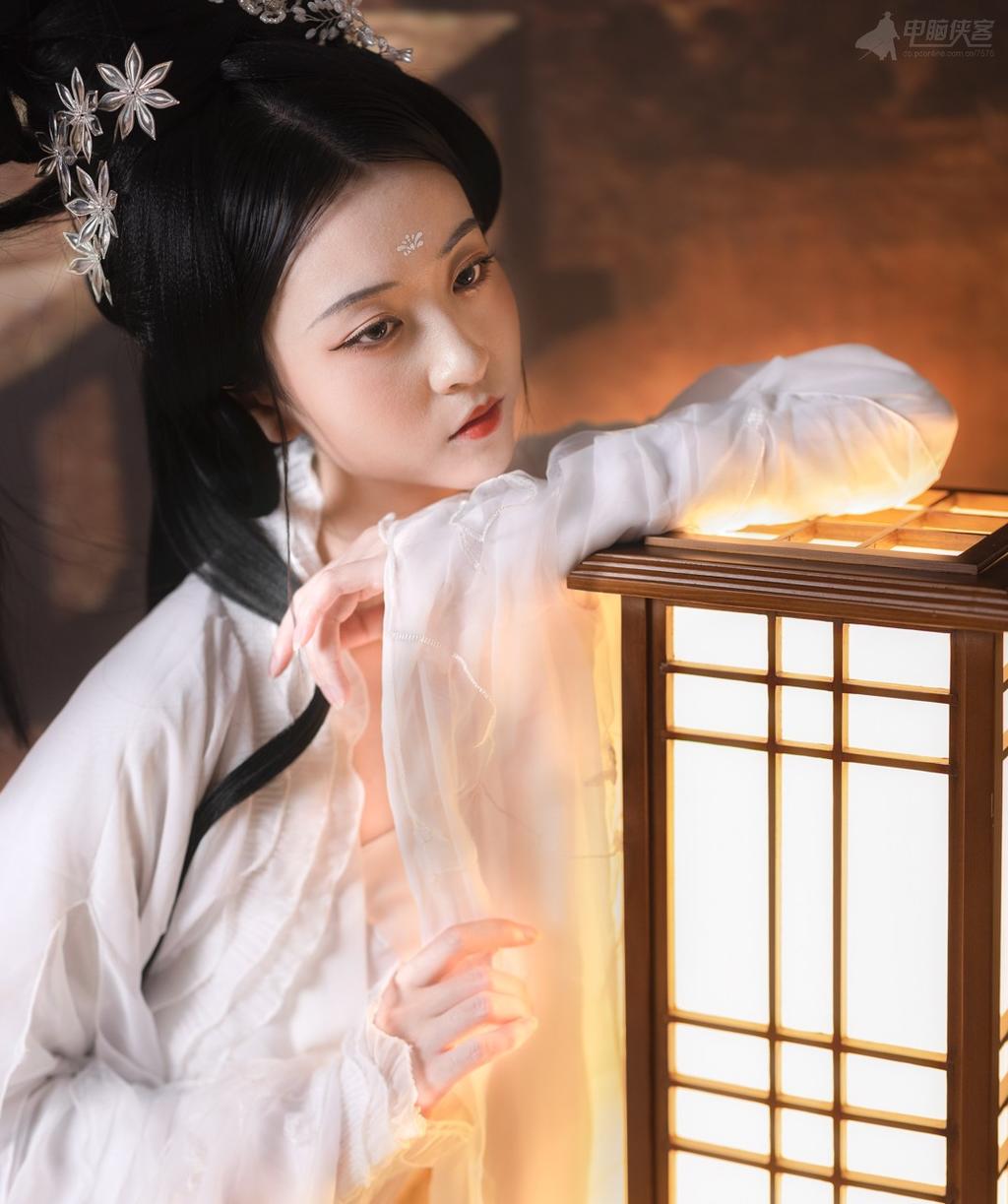 白衣美女仙气飘飘美若天仙图片