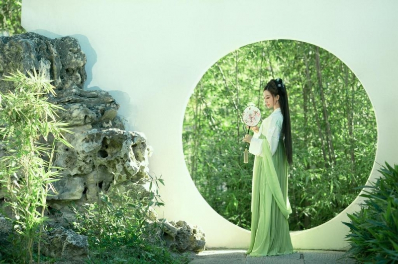 汉服美女清新脱俗唯美古风摄影