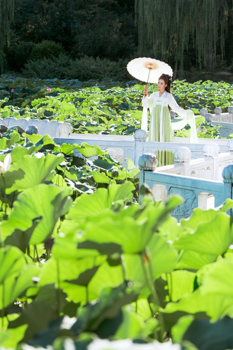 汉服美女清新脱俗唯美古风摄影