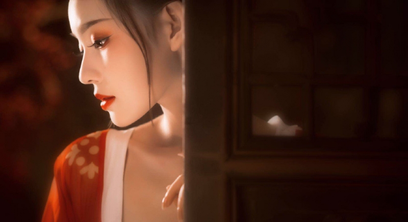 古代美女红妆素裹美艳动人图片