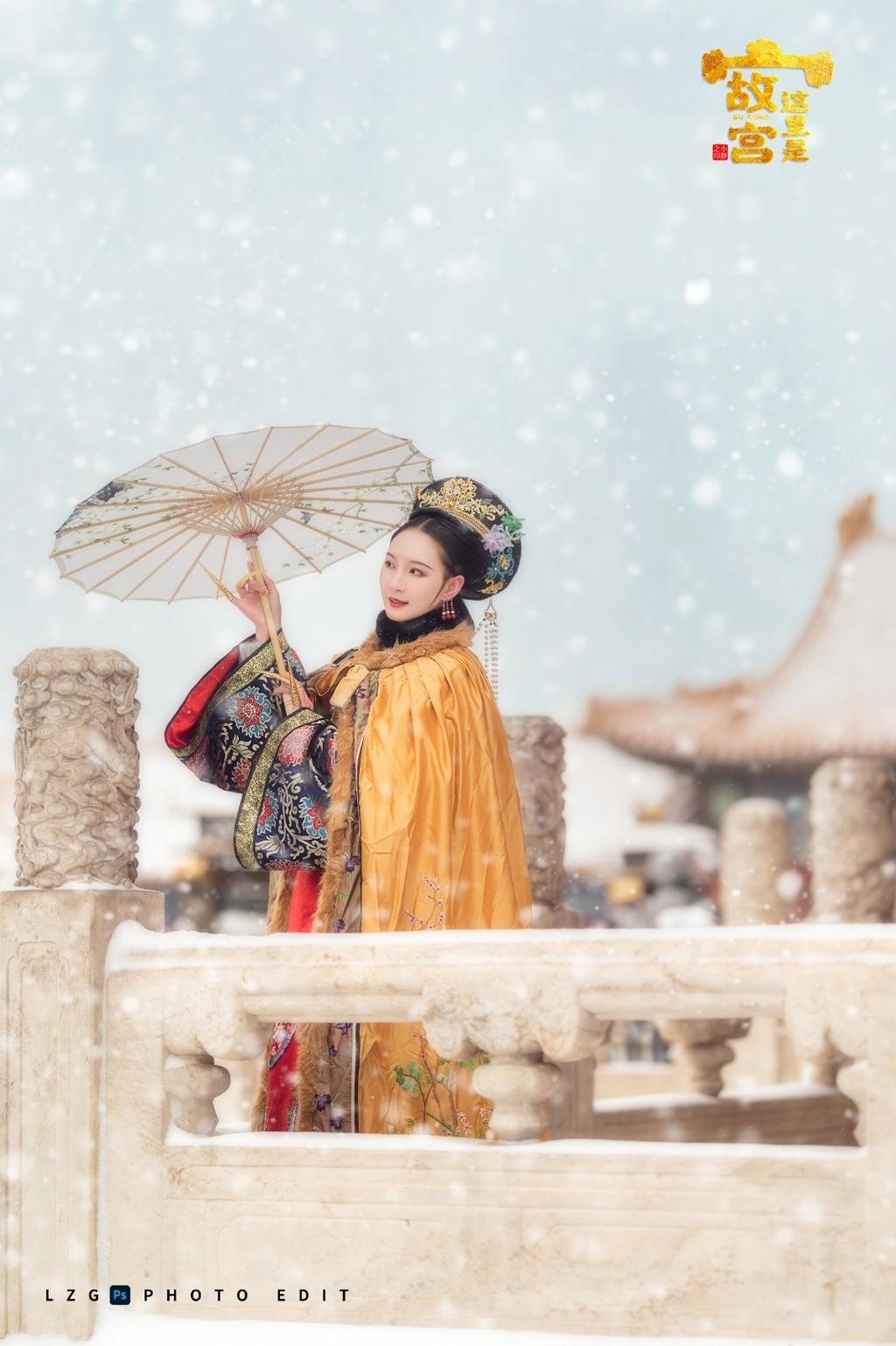 北京故宫里的格格雪天唯美写真