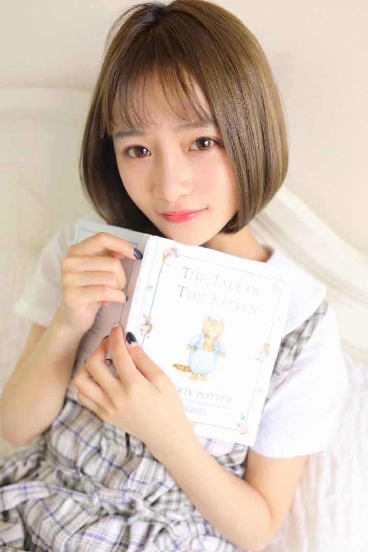 元气少女齐脖短发清纯动人套图