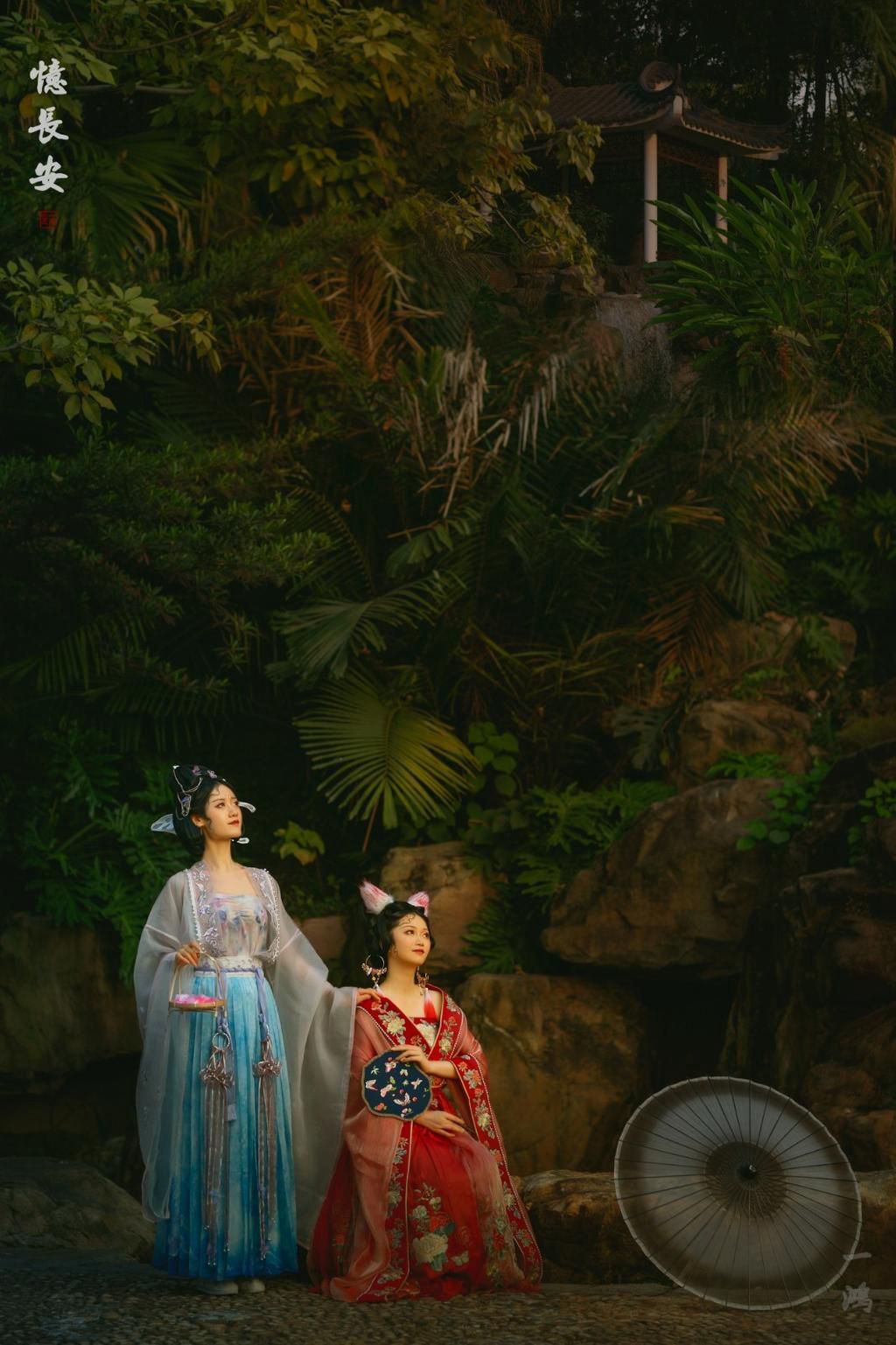 古装美女姐妹花个人写真艺术照