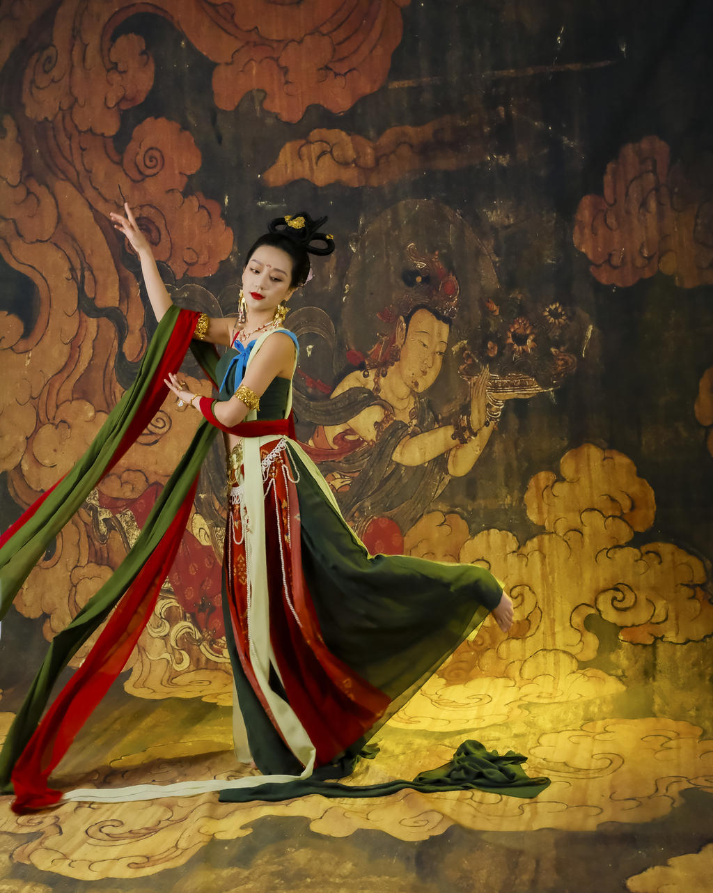 汉服美女敦煌飞天唯美古风摄影