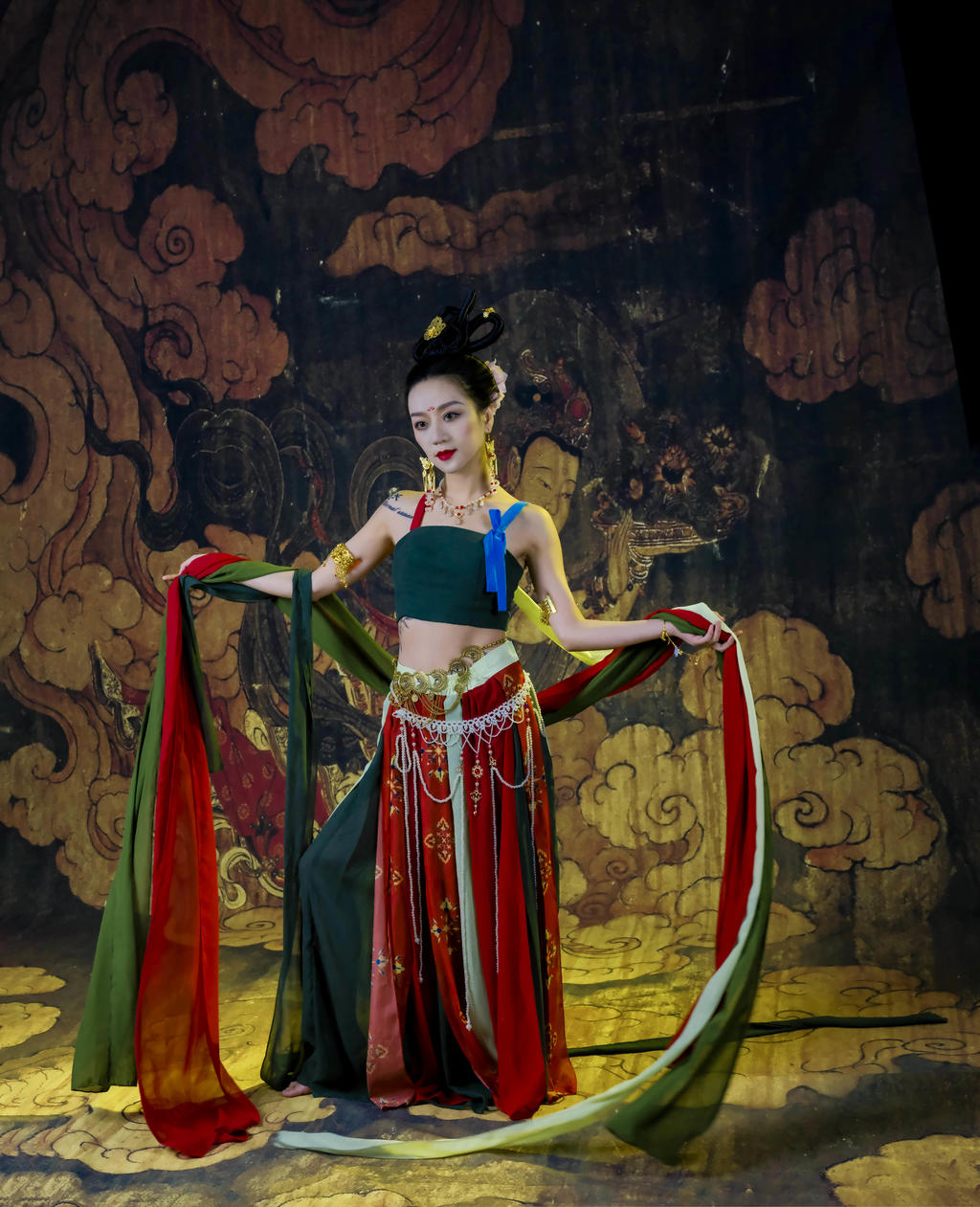 汉服美女敦煌飞天唯美古风摄影