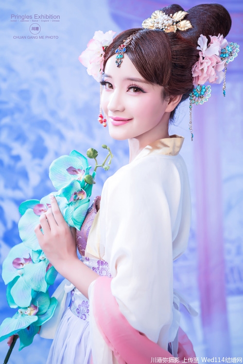 汉服少女美若天仙唯美古风摄影