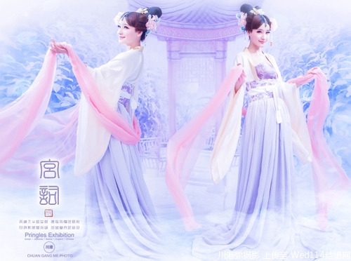 汉服少女美若天仙唯美古风摄影