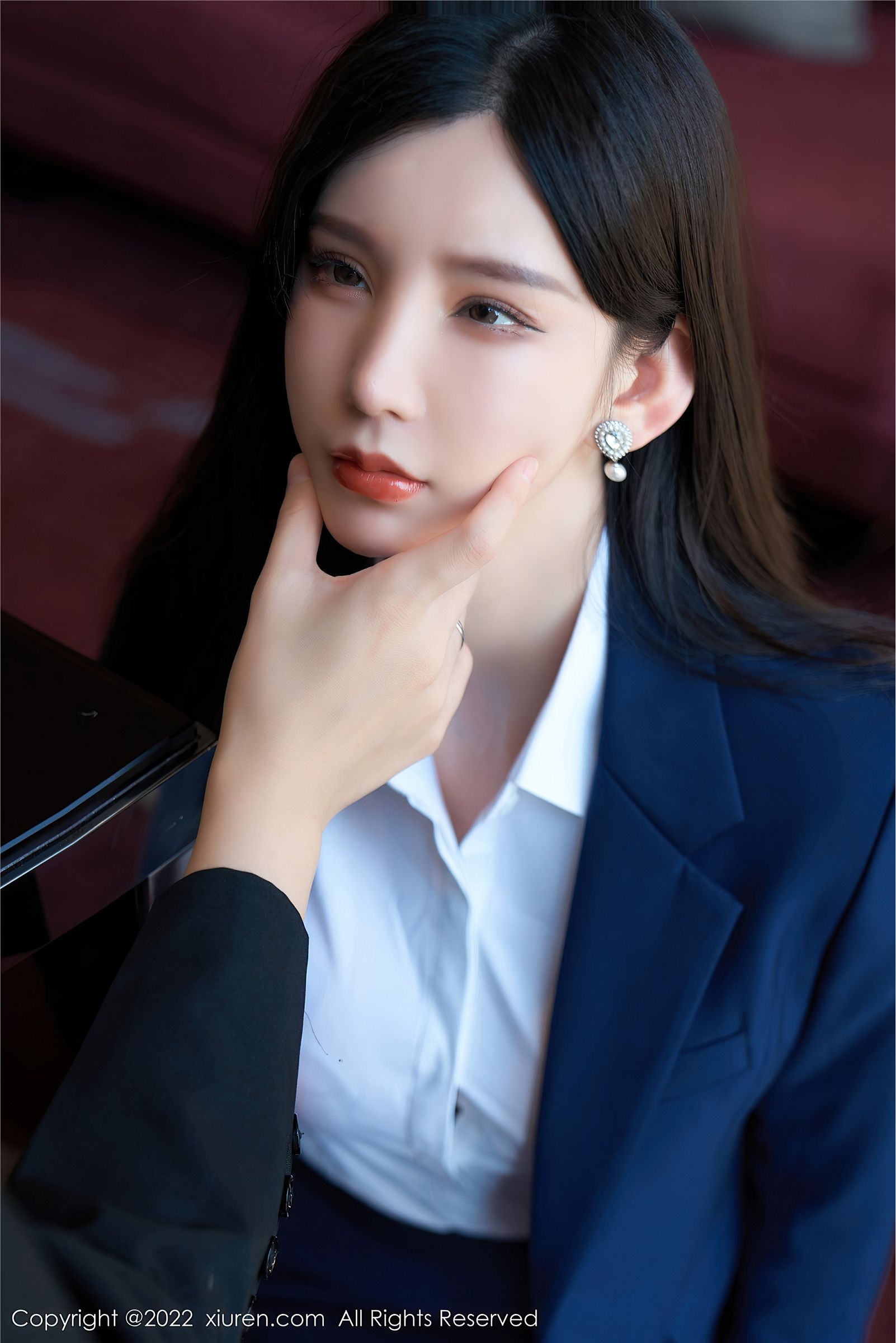 周于希Sally生活秘书照（黑色蕾丝情趣内衣）