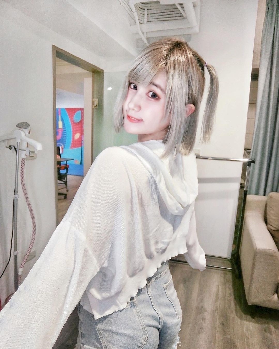 超高人气JKF女郎四月桐（萌甜可爱的高颜值）