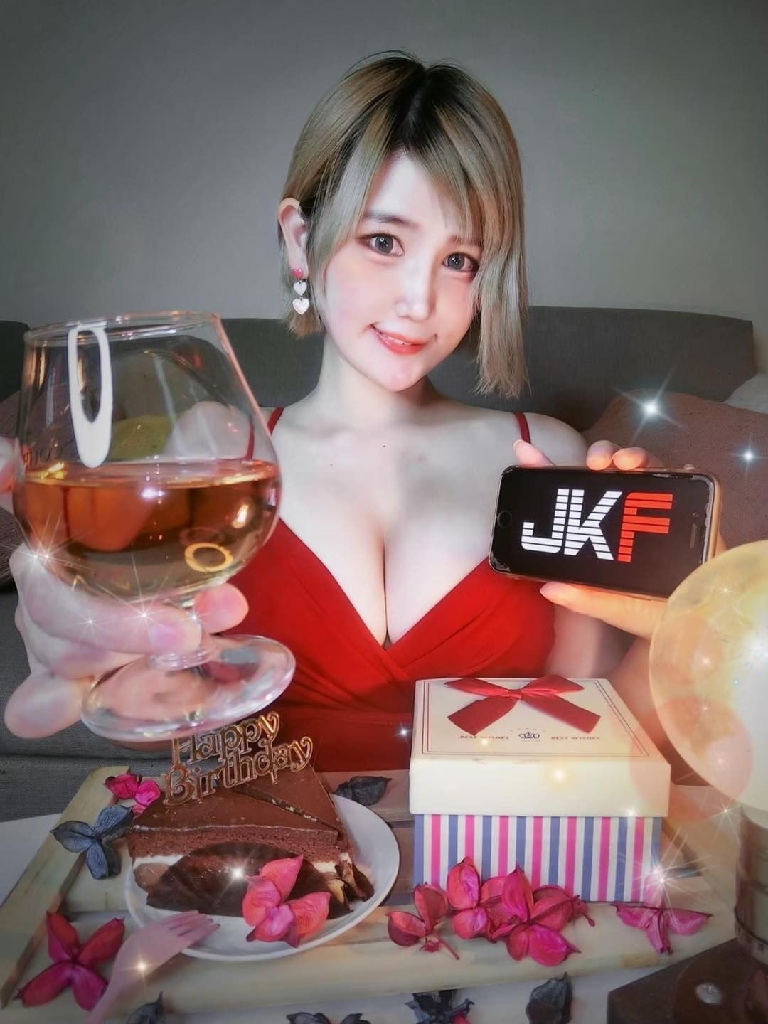 超高人气JKF女郎四月桐（萌甜可爱的高颜值）