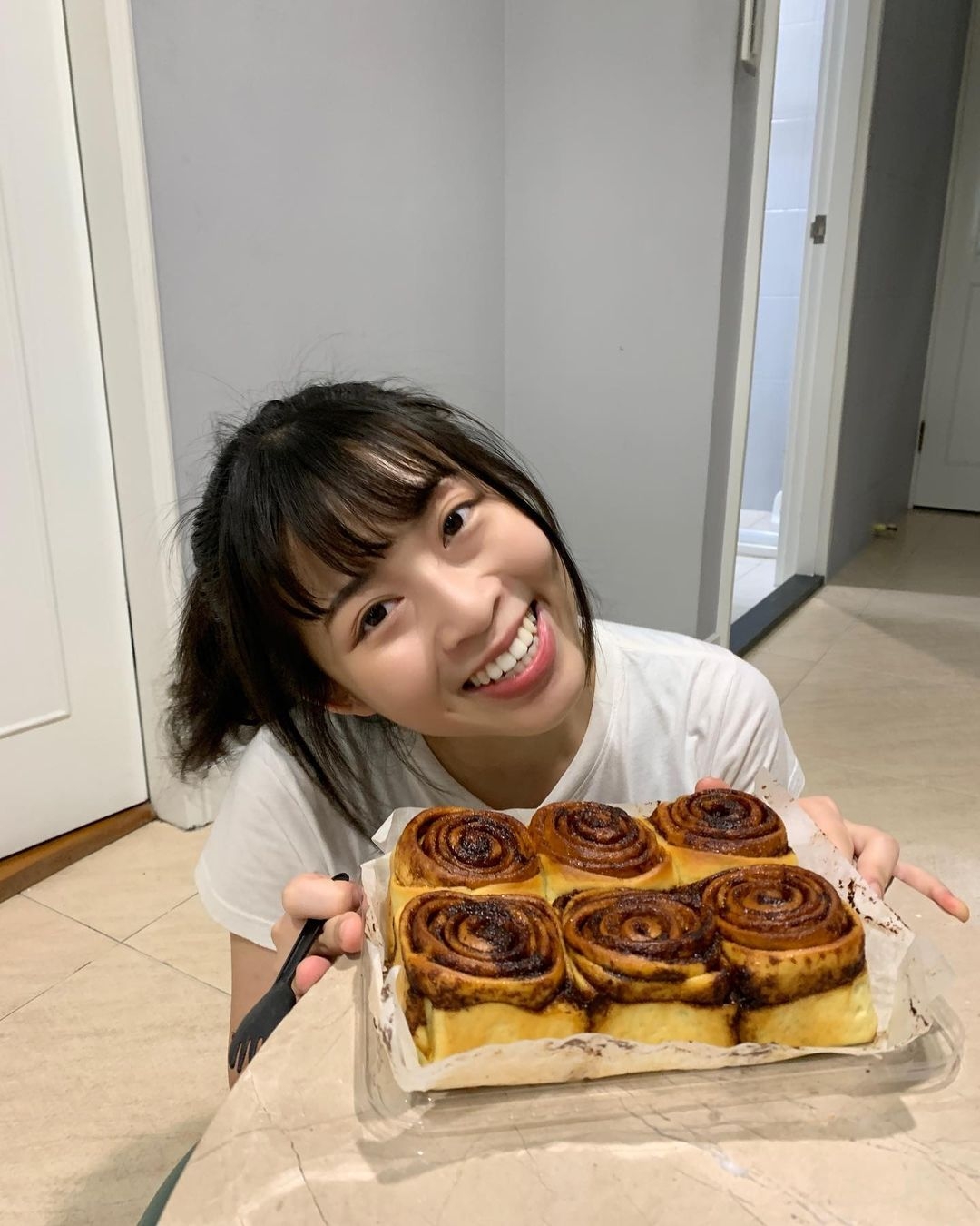 阳明交通大学校花“陈心祈”，甜美外表下藏著火辣饱满好身材