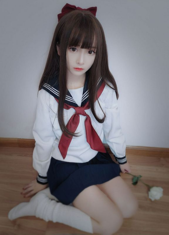 古川kagura黑白JK