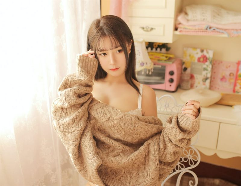 猫九酱Sakura宅女毛衣