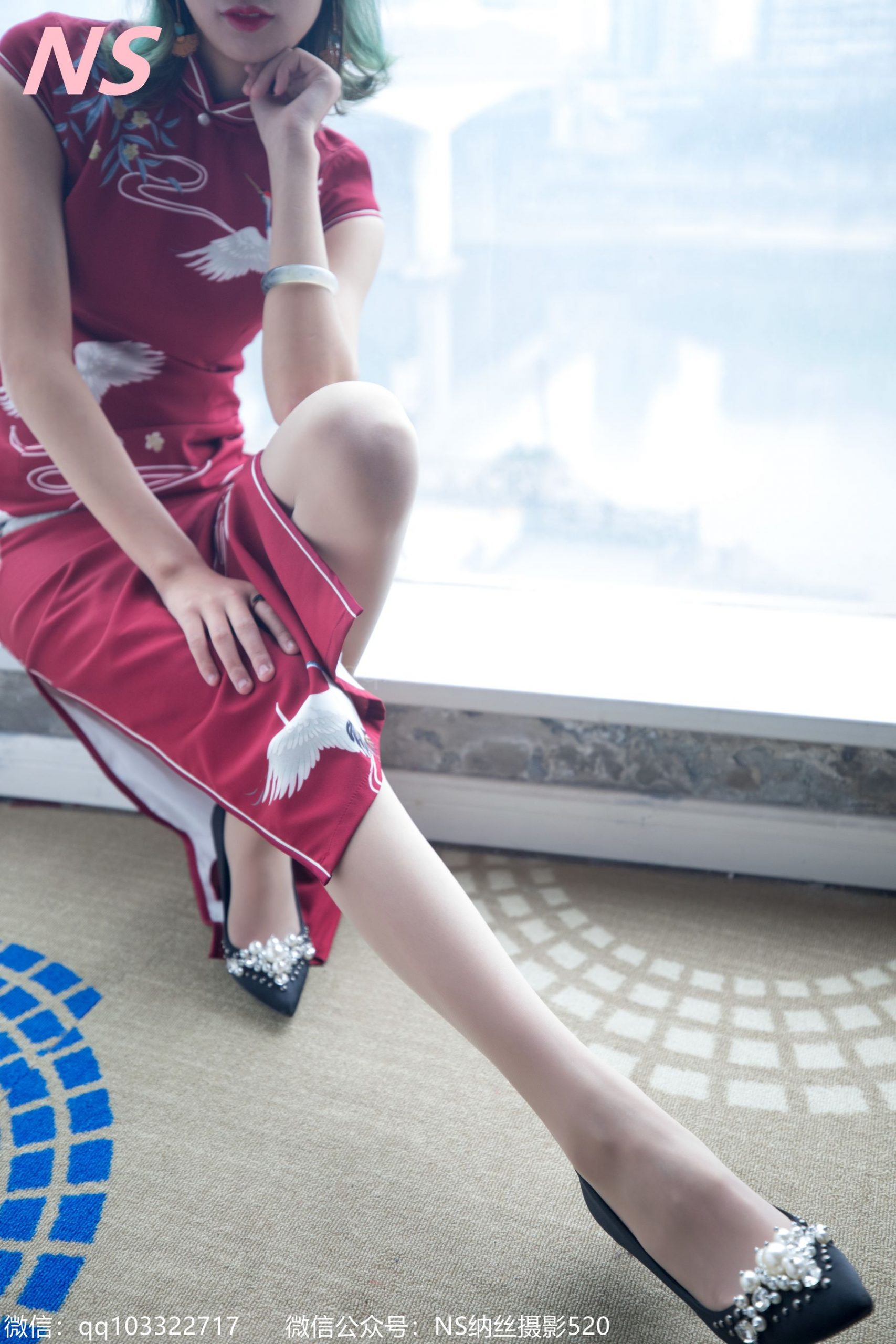 张若若《旗袍丝袜》 [纳丝摄影] 写真集