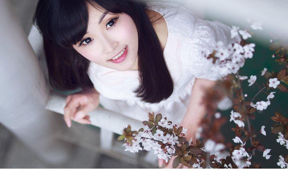 小清新漫天花瓣飘舞时