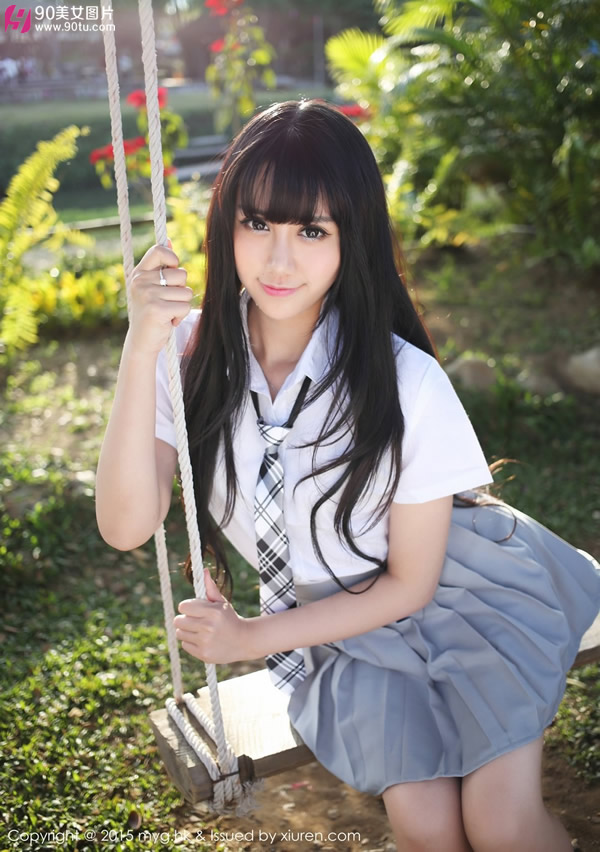 绝色机车妹子杨晓青郊游高清妩媚写真