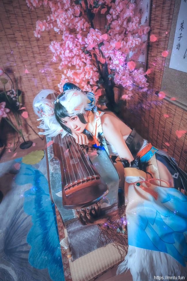 萌系萝莉兮小稚COSPLAY阴阳师手游花鸟卷