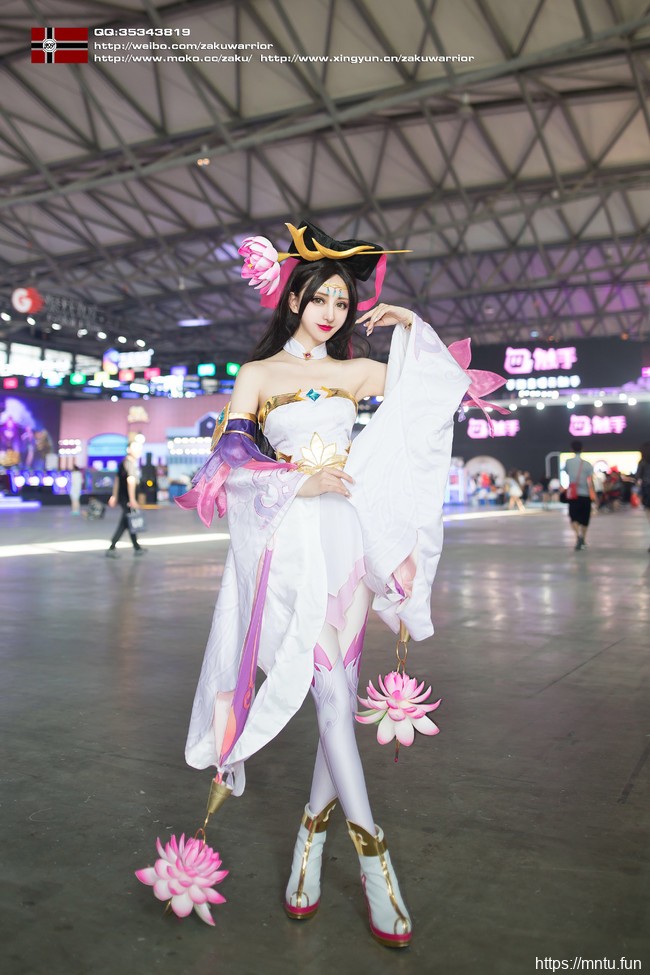 御姐路易大小姐cosplay王者荣耀绝世舞姬貂蝉