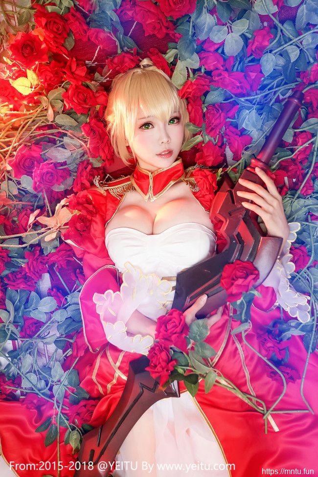 清纯美女ElyEE子COS Fate-Grand-Order暴君尼禄