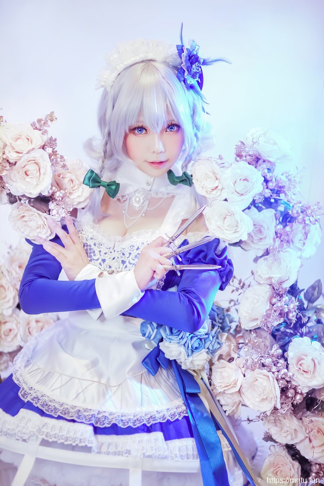 清纯萝莉ElyEE子COSPLAY东方Project十六夜咲夜