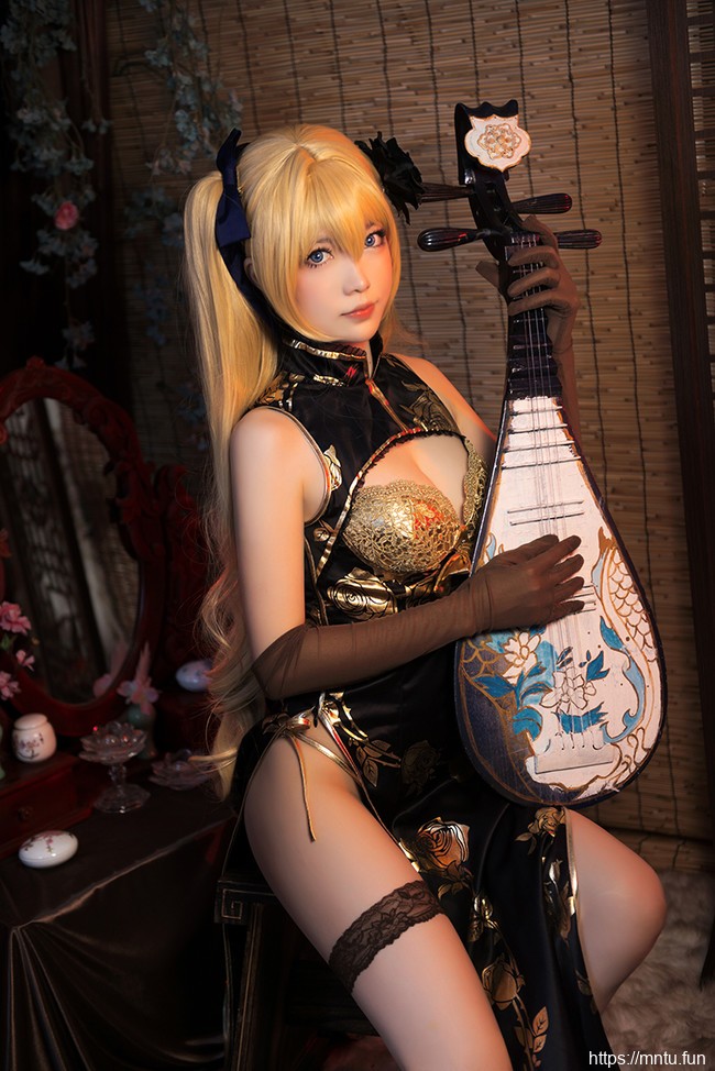 清纯萌妹子妖少旗袍在身COSPLAY艳娘幻梦谭第一弹