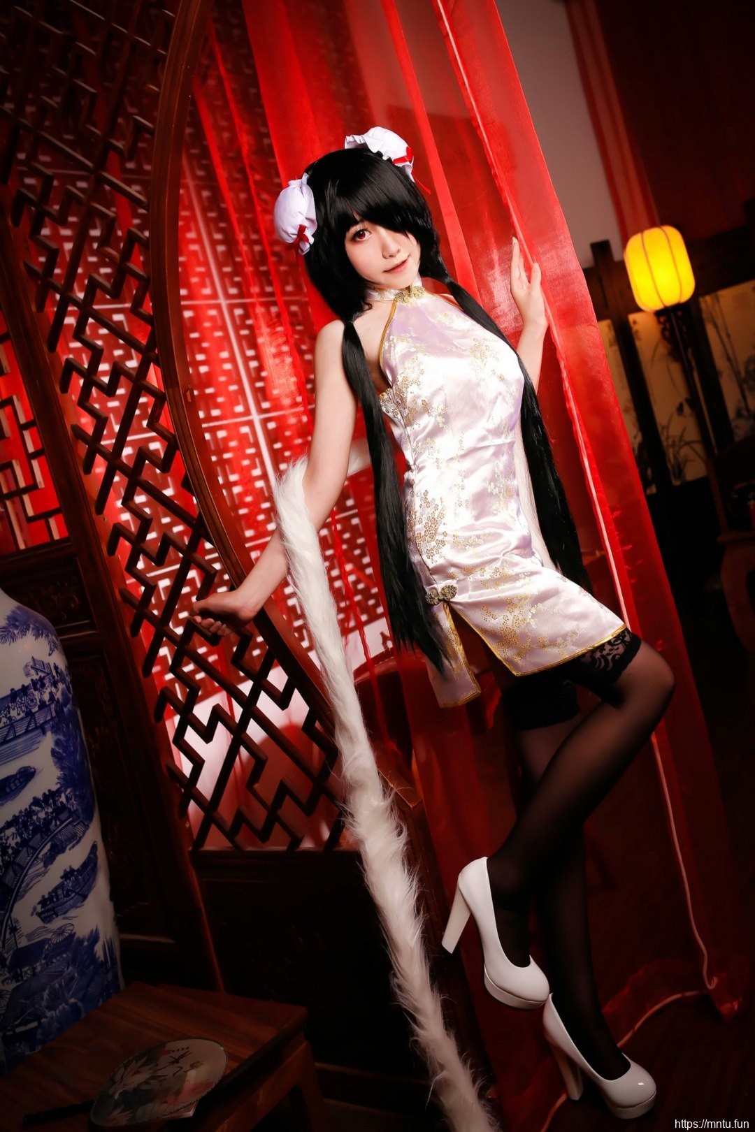 迷人旗袍美女cosplay约会大作战时崎狂三