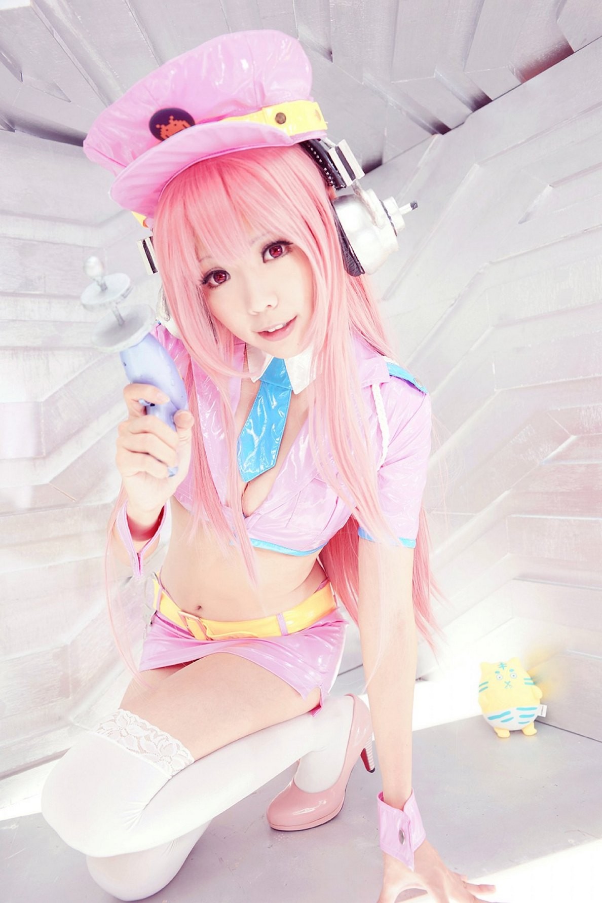 性感美女身穿制服cosplay索尼子诱惑美图