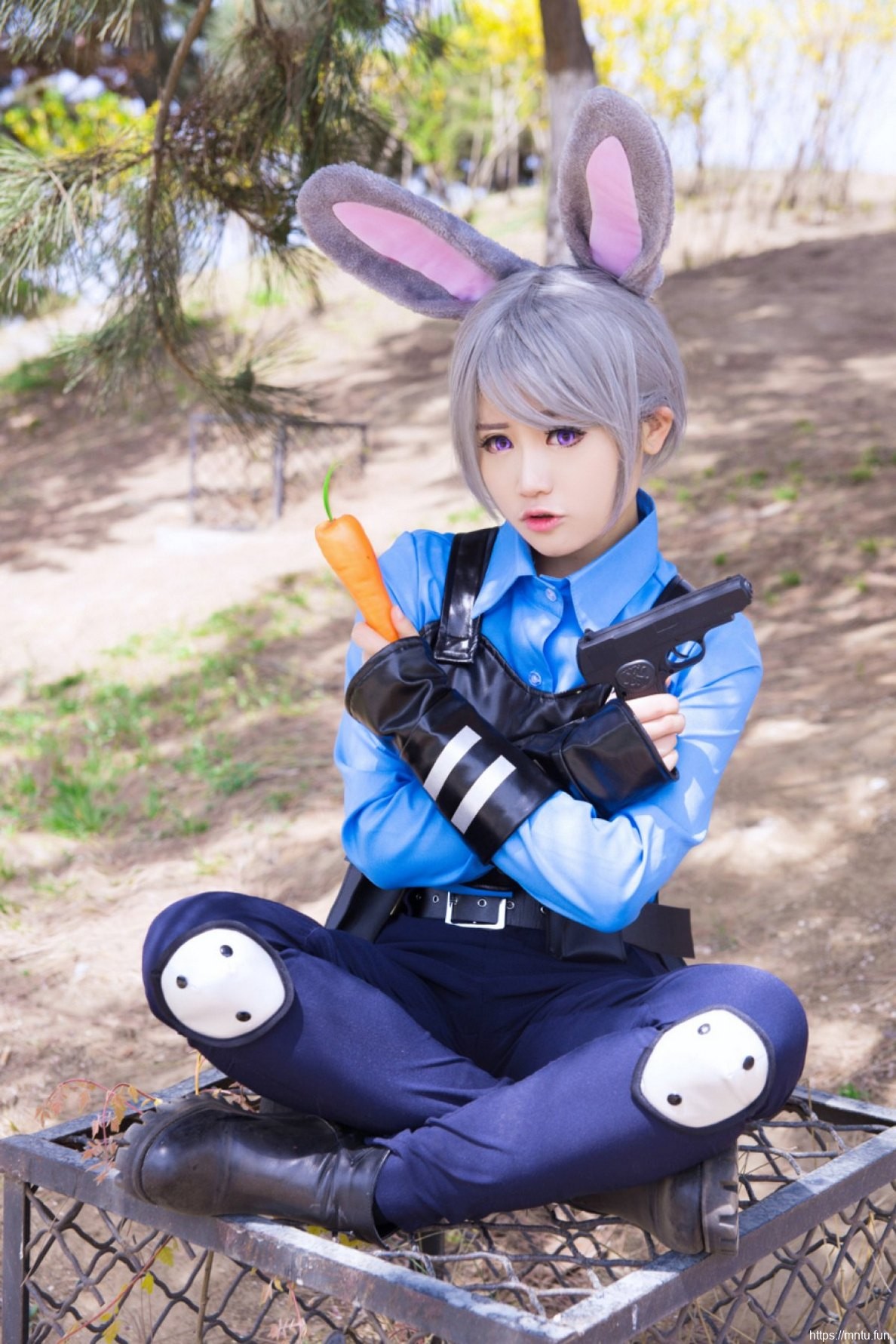 性感美女Cosplay女警朱迪心扉荡漾