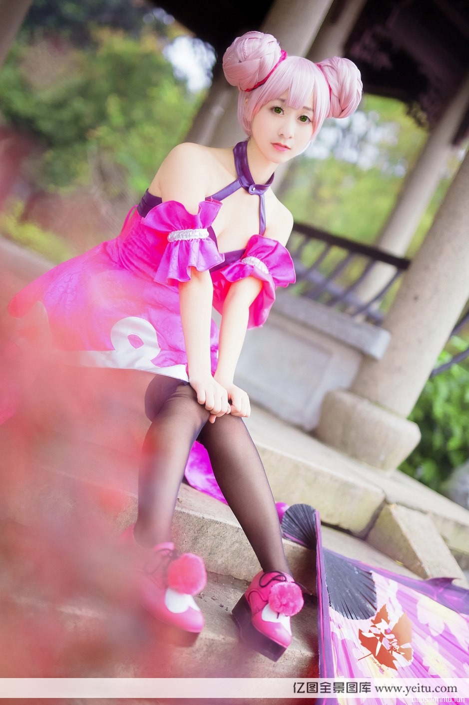 清纯美女cosplay王者荣耀小乔唯美写真