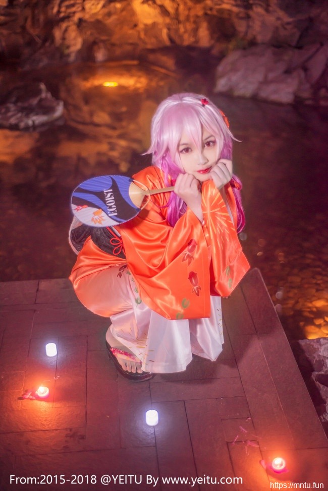 清纯美少女汐颜玲COSPLAY罪恶王冠楪祈浴衣