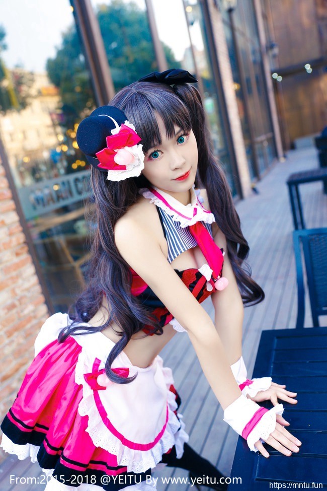 萝莉美少女汐颜玲COS扮演Fate-Grand-Order远坂凛