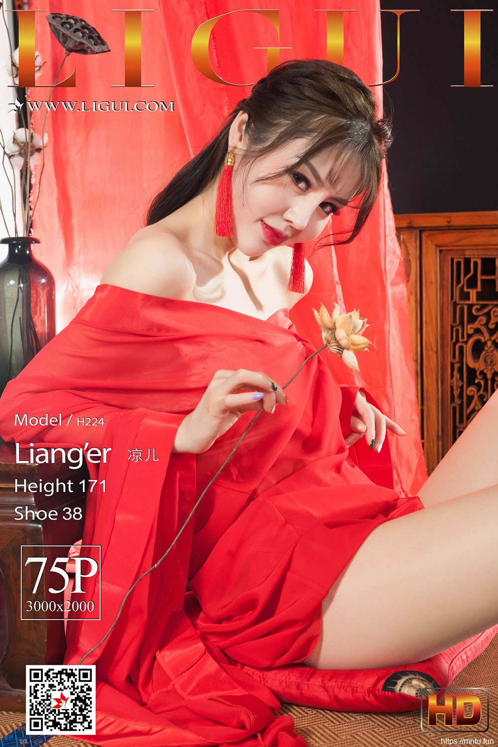 Model 凉儿《古色古香的丝足》 [丽柜Ligui]