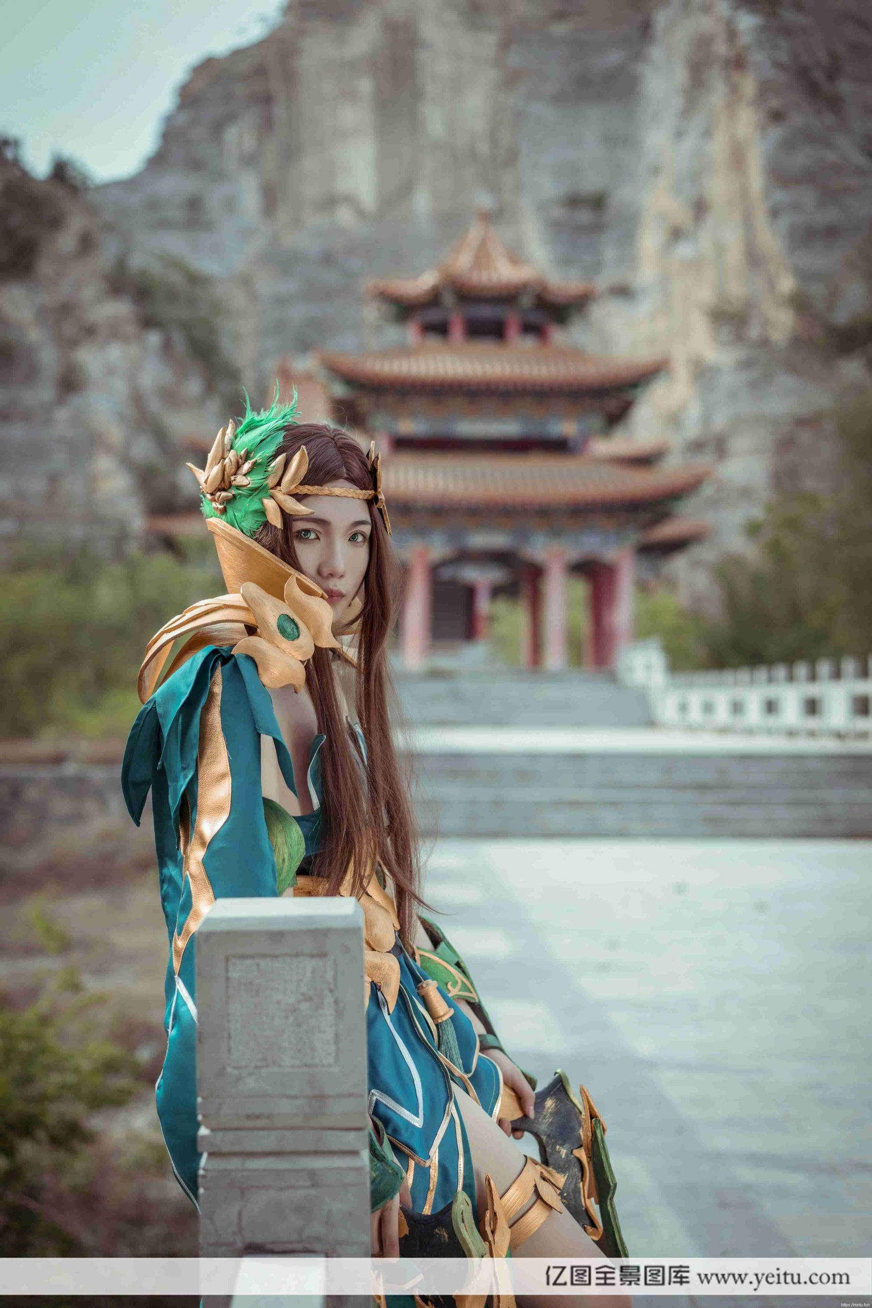 气质美女景天COSPLAY王者荣耀虞姬