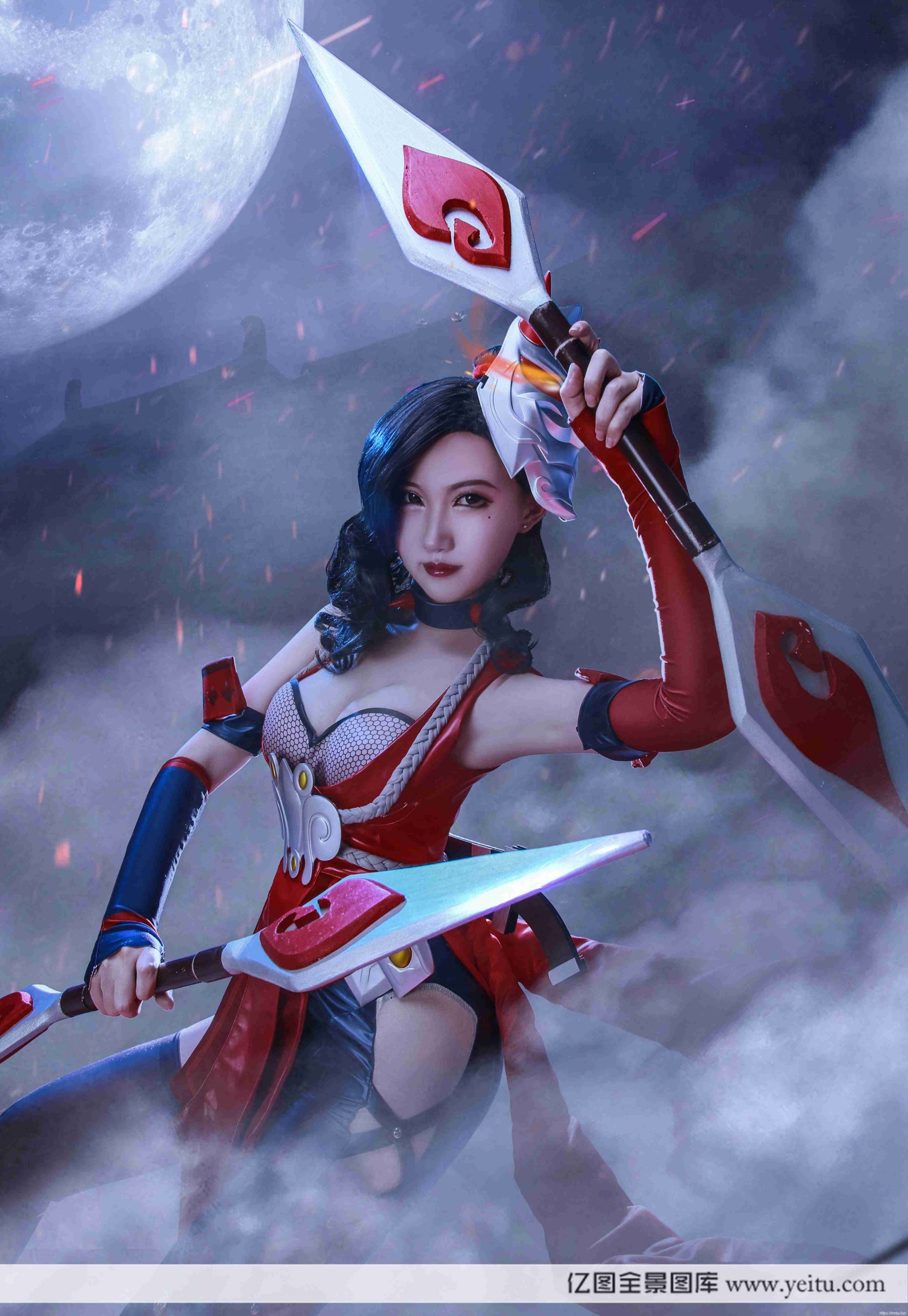 性感美女忱水COSPLAY王者荣耀阿轲