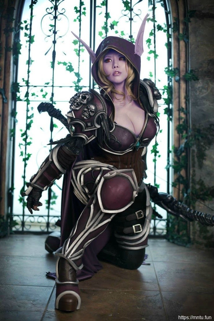 《魔兽》希尔瓦娜斯女王同人cos高清美女图片