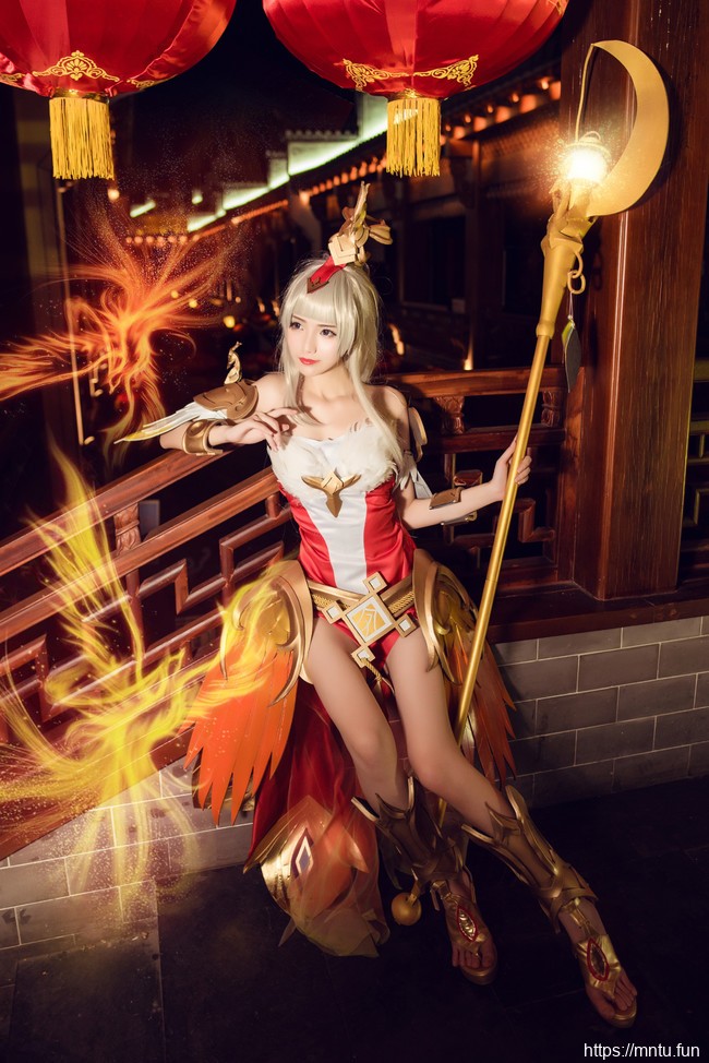 绝色少女樱井咲COS王者荣耀王昭君 腿控福利