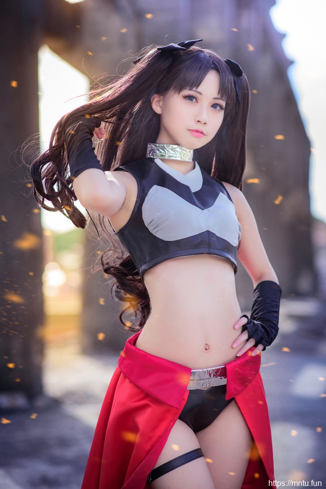 双马尾萝莉沖田凜花Rinka_扮演Fate/stay-night远坂凛