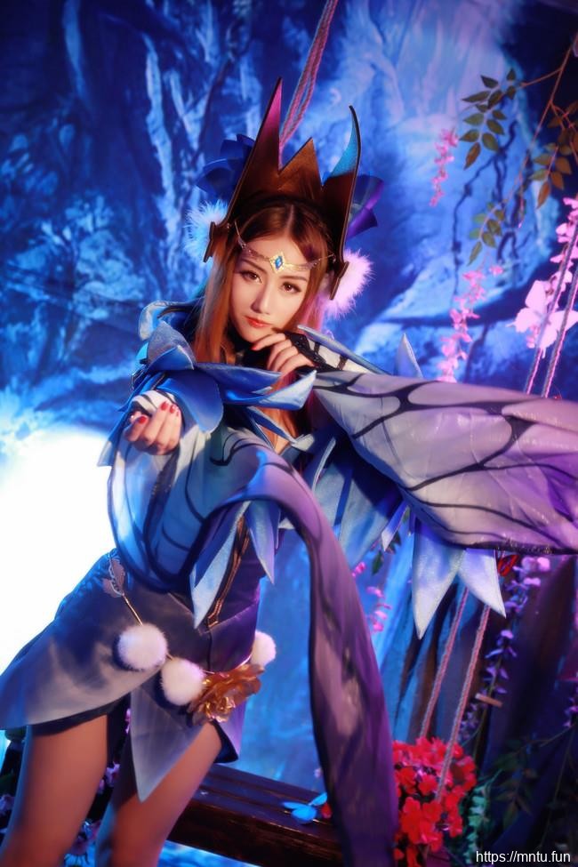 御姐林兮COS王者荣耀仲夏夜之梦貂蝉