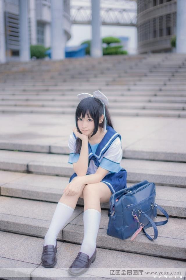新cosplay校园清新校服少女cosplay写真